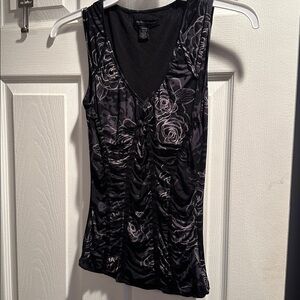 Kenneth Cole New York Black Textured Top